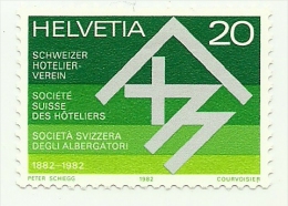 1982 - Svizzera 1143 Società Albergatori C3337, - Neufs