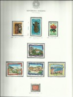 ITALY REPUBLIC ITALIA REPUBBLICA ANNATA COMPLETA 1991 NUOVA MNH + SEGNATASSE  LIRE 1500 + CASTELLI BOBINA L. 600 E 800 - Full Years