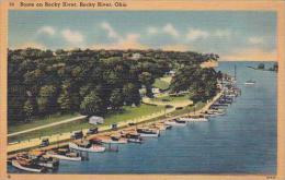 Ohio Rocky River Boat S On Rocky River Albertype - Otros & Sin Clasificación