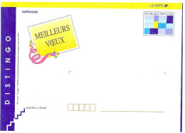 LCHA- PAP DISTINGO PETIT FORMAT REPIQUAGE "MEILLEURS VOEUX" NEUF - Prêts-à-poster:private Overprinting