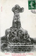 CRECY - La Croix Du Roi Jean De Bohême  - 1908 - - Crecy En Ponthieu