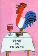 SAVIGNAV Vins De France  Nouvelles Images 1983, Table, Nappe, Coq Tricolore, Verre De Vin - Savignac