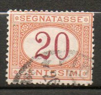 ITALIE   Taxe 20c Orange Carmin 1870-03 N°7 - Postage Due