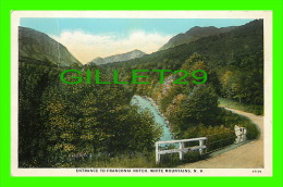 WHITE MOUNTAINS, NH - ENTRANCE TO FRANCONIA NOTCH - TRAVEL IN 1931 - AMERICAN ART POST CARD CO - - White Mountains