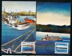 Yugoslavia 1993. Maximum Cards - ´Dunav Rijeka Suradnje´ - Tarjetas – Máxima