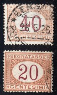 ITALIA - REGNO  - SEGNATASSE  LOT.  - S.8+22 - 1870 - Pacchi Postali