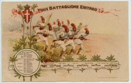 ERITREA VII BATTAGLIONE ERITREO CON ANNULLO 1912 - Reggimenti
