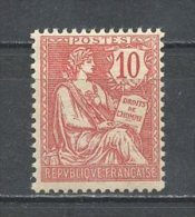 FRANCE 1902  N° 124 ** Neuf = MNH  Superbe  Cote  225 €  Type Mouchon - Unused Stamps