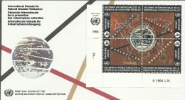 ONU UNO NACIONES UNIDAS GENEVE SPD 1994 DECENIO INTERNACIONAL PREVENCION CATASTROFES NATURALES - Volcanes