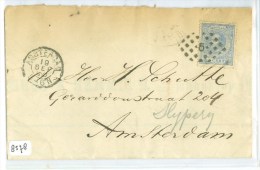 HANDGESCHREVEN BRIEF Uit 1890 Van Lokaal AMSTERDAM NVPH 19 PUNTSTEMPEL 5 (8578) - Storia Postale