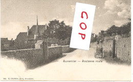 RARE ! CPA Auvernier, Ancienne Route, Teilansicht Mit Kirche Avant 1904, Neuve - Auvernier