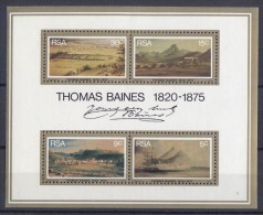South Africa - 1975 Thomas Baines Block MNH__(TH-13852) - Blocs-feuillets