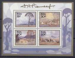 South Africa - 1989 Paintings Block MNH__(TH-14412) - Blocks & Sheetlets