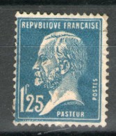 N°180°_oblitération Légère_cote 10.00 - 1922-26 Pasteur