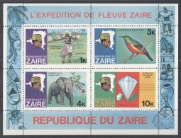 Zaire - 1979 River Expedition Block (1) MNH__(TH-8755) - Ongebruikt