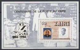 Zaire - 1986 100 Years Post Block MNH__(TH-13378) - Nuovi