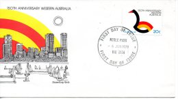 AUSTRALIE. N°666 De 1979 Sur Enveloppe 1er Jour (FDC). Cygne/Australie Occidentale. - Schwäne