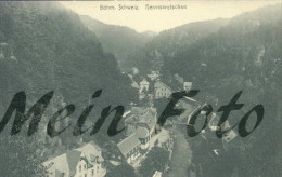 Herrnskretschen Böhmische Schweiz Wohngebiet Wohnhäuser Um 22.5.1910 - Boehmen Und Maehren