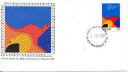 AUSTRALIE. N°816 De 1983 Sur Enveloppe 1er Jour (FDC). Kiwi. - Kiwi