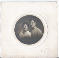 PHOTO  Militaire Et Son épouse - Guerre, Militaire