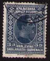 Timbre Oblitéré Yougoslavie, Roi Alexandre Ier, 3, 1926 - Used Stamps