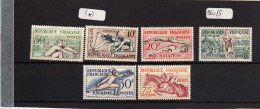 France: 1952 Belle Série Neuve Sans Gomme Jeux Olympiques D'Helsinky - Summer 1952: Helsinki