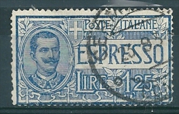 1926 ESPRESSO Tipo FLOREALE   1,25 Lire  USATO - Poste Exprèsse