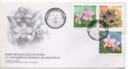Carta De Brasil De 1996. Flores. - Briefe U. Dokumente