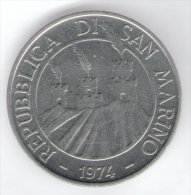 SAN MARINO 100 LIRE 1974 - Saint-Marin