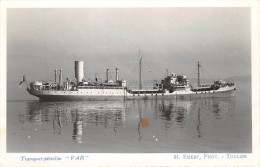 ¤¤  -  Carte Photo Du Pétrolier " VAR "  -  Bateau  -  ¤¤ - Pétroliers