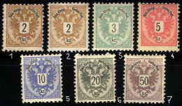 OESTERREICH - AUSTRIA - DOPPELADLER - PERF DIFFERENT - **MNH - 1883 - EXELENT - Ungebraucht