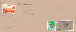 FOREST, BIRD, FIGHTER,  STAMPS ON COVER, 2002 - Brieven En Documenten