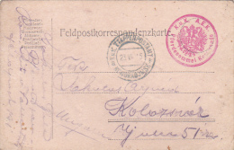 FELDPOSTKORRESPONDENZKARTE, ETTAPENPOSTAMT, K.U.K. A.E.K. PFERDESAMMEL, 1915, WW1 - 1. Weltkrieg