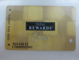 Total Rewards Gold - Casino Cards