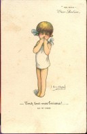 CP Nos Petits - Our Babies - Illustr. Em. Dupuis - Fille - Tous Mes Baisers - Dupuis, Emile