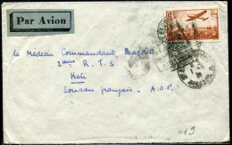 FRANCE - PA N° 13 / LETTRE AVION DE ST SEURIN / L'ISLE LE 1/5/1936, POUR KATI, SOUDAN LE 7/5/1936 - B - 1927-1959 Covers & Documents