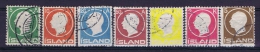 Iceland: 1912 Mi 69-75,  Used - Usati