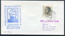 1972 Kiel Deutsche Antarktis Expedition DEUTSCHLAND Ship Cover - Covers & Documents