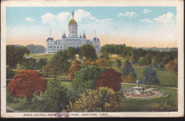 CPA - (Etats Unis) Hartford - State Capitol And Bushnell Park - Hartford