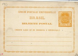 1814 Entero Postal  Brasil Oitenta Reis  80 Nuevo - Enteros Postales