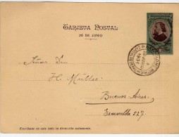 1816  Entero Postal  Argentina Bartolome Mitre 1901, - Postwaardestukken