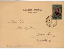 1816  Entero Postal  Argentina Bartolome Mitre 1901, - Enteros Postales