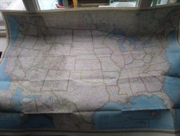 The UNITED STATES ( National Geographic ) Scale I : 4.560.000 Or 72 Miles To The Inch - 1976 ! - Mondo