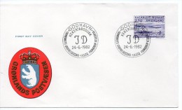 Carta De Groendlandia De 1982. Nº 124 - Covers & Documents