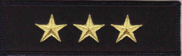 Police Slovaque- Slovakia,écussons Tissu-Patches,Rang Des Agents-Principal Lieutenant,Rank Of Officers-Senior Lieutenant - Polizia