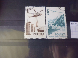 POLOGNE TIMBRE  COLLECTION  YVERT N°55.56 - Usati