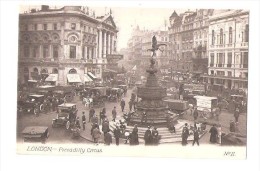 PICCADILLY CIRCUS TRANSPORT CAR CARS ETC No.11 By J Beagles BETTER QUALITY THAN LL CARDS - Otros & Sin Clasificación