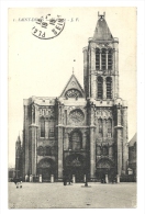 Cp, 93, Saint-Denis, L'Abbaye, Voyagée 1915 - Saint Denis