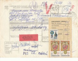 C06011 - USSR (1979) ..... / - To Czechoslovakia: 040 02 Kosice 2 / Praha 413 Libus - Timbres-taxe