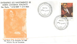 (668) Brazil FDC Cover - 1989 - FDC